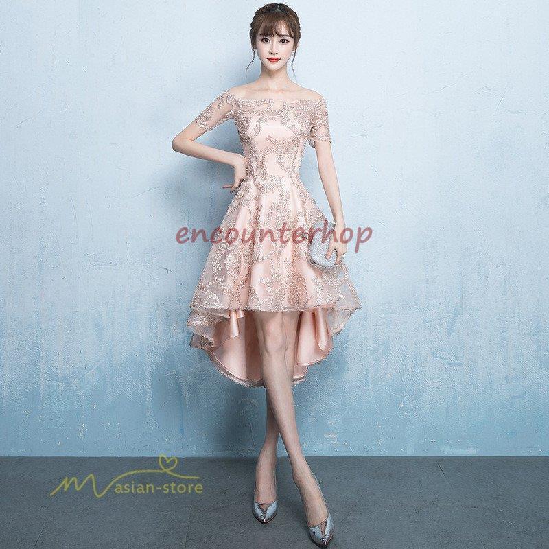 パーティードレス 10代 20代 30代40代 ワンピース おしゃれ フォーマル ウエディング 演奏会 結婚式 お呼ばれ ドレス 服装 披露宴 卒業式 成人式 袖あり 膝下丈