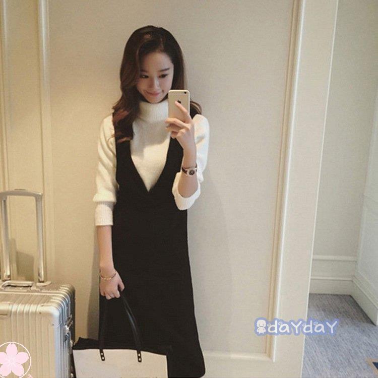 ジャンパースカート 40代 ノースリーブ ロング丈 レディース ベストワンピース 通勤 ジャンスカ 体型カバー OL 深Vネック 春ワンピース ロングワンピース