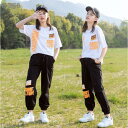 子供服 ジャージ 女の子 上下セット 半袖 Tシャツ キッズ カジュアル パンツセット ウエストゴム 可愛い スポーツウェア 薄手 夏新作