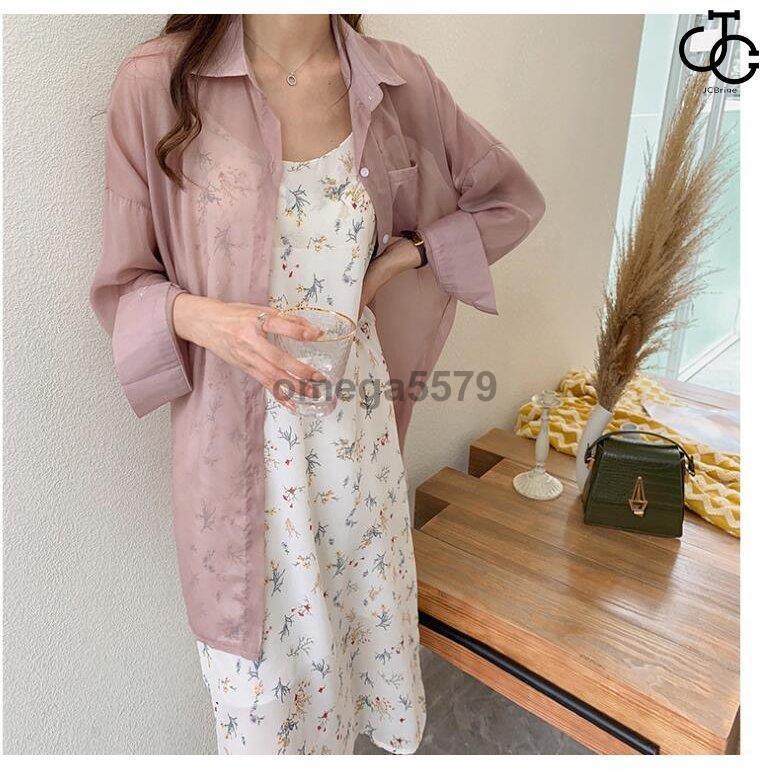 カーディガン UVカット レディース アウター トップス 紫外線対策 シャツ リゾート 夏春 前開き ロングシャツ 薄手 ロング丈 夏新作 羽織り UV対策 透け感