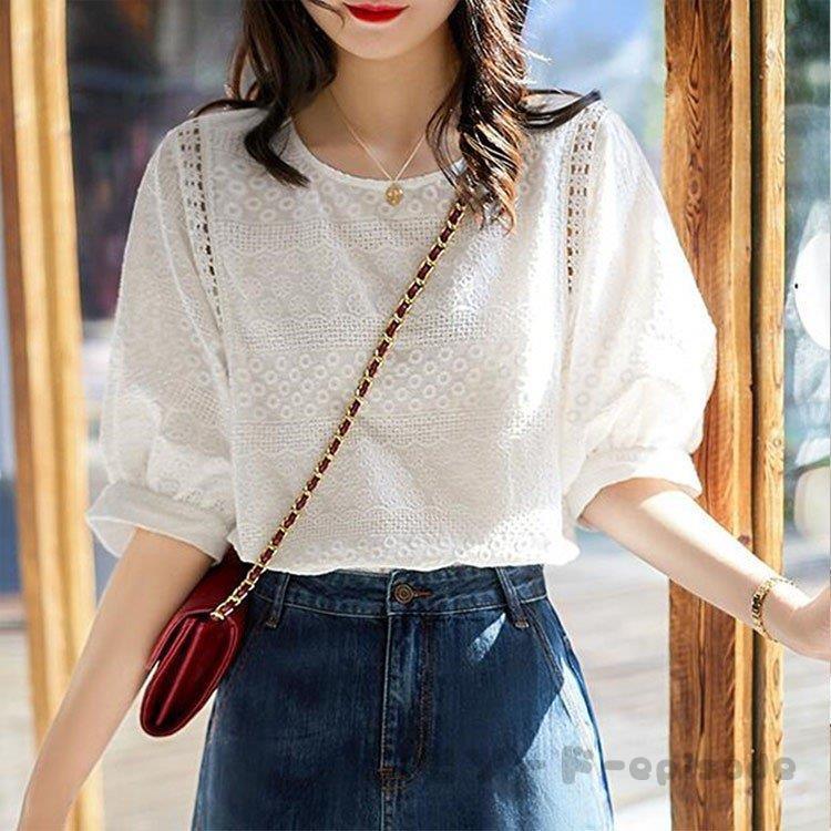 ブラウスレディースきれいめ40代春...