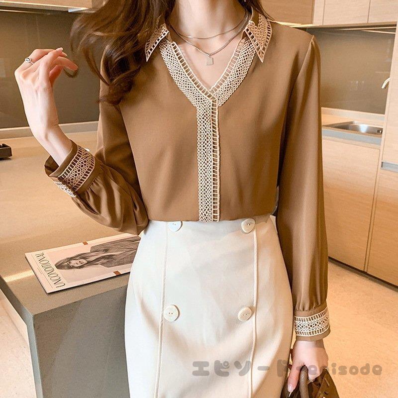 ブラウスレディースきれいめ40代春...