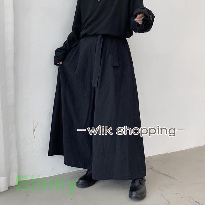 ハカマパンツ メンズ 袴 パンツ サルエルパンツ メンズ ゆったり ワイドパンツ ユニセックス 袴ズボン パンツ ズボン ダンス