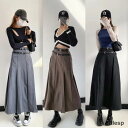スーパーセール限定10%OFF! スカート レディース 無地 ハイウエスト きれいめ 30代 40代 50代 着やせ 大人 上品 エレガント シンプル フォーマル オフィス 秋冬 フレアスカート 通勤 日常