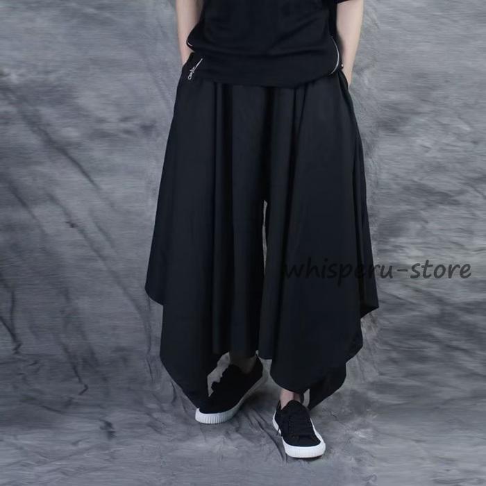 ハカマ パンツ ガウチョパンツ サルエルパンツ 袴 メンズ ゆったり アラジンパンツ アジアン ダンス ヨガ オーバーサイズ 韓国風