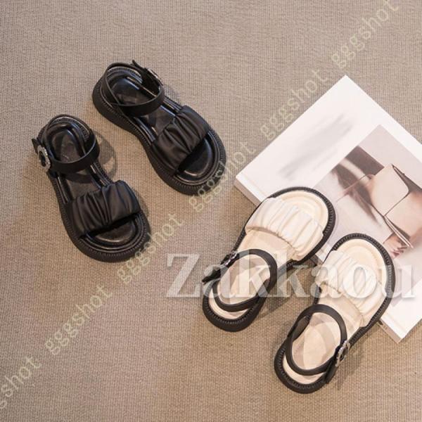 【期間限定10％OFF】サンダル 女の子 ドレスシューズ キッズ 子供靴 フォーマルシューズ 滑り止め オープントゥ ビーチサンダル 可愛い 発表会 結婚式 卒園式 春 夏 秋 通学