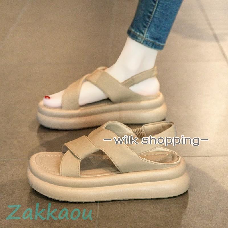 サンダル レディース ビーサン フラット底 スリッパ ビーチサンダル グラディエーター スリッパサンダ..