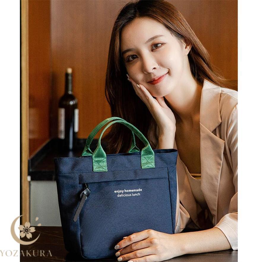 ランチバッグ おしゃれ お弁当袋 手提げバッグ?折り畳み 保温 保冷 大容量/便利/シンプル子供にも通勤 ..