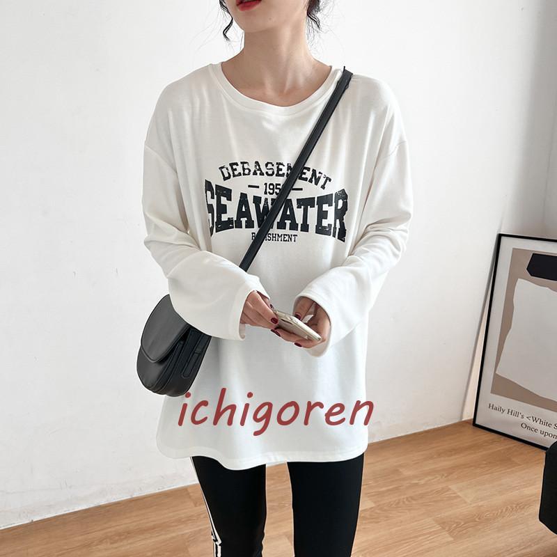 カットソーTシャツレディース長袖ブ...