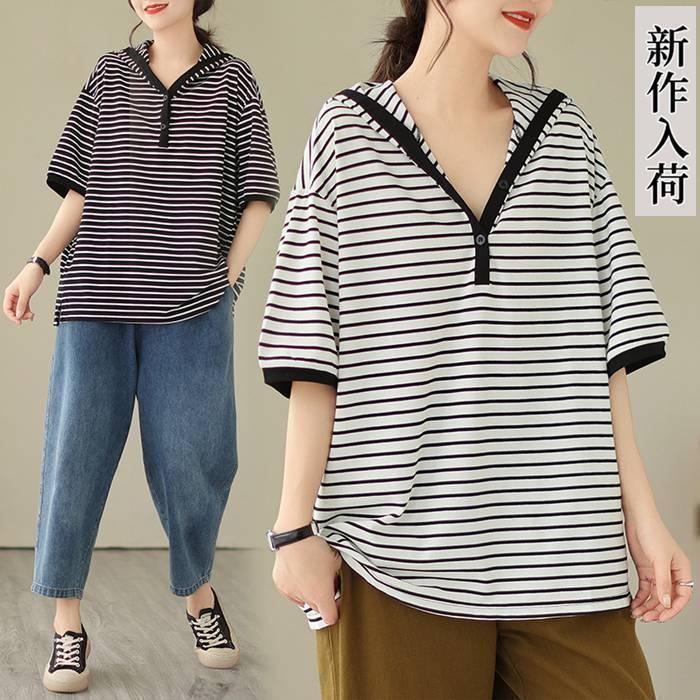 Other - トレーナー tシャツ レディース 半袖 ゆったり カットソー トップス 無地 シンプル おしゃれ カジュアル