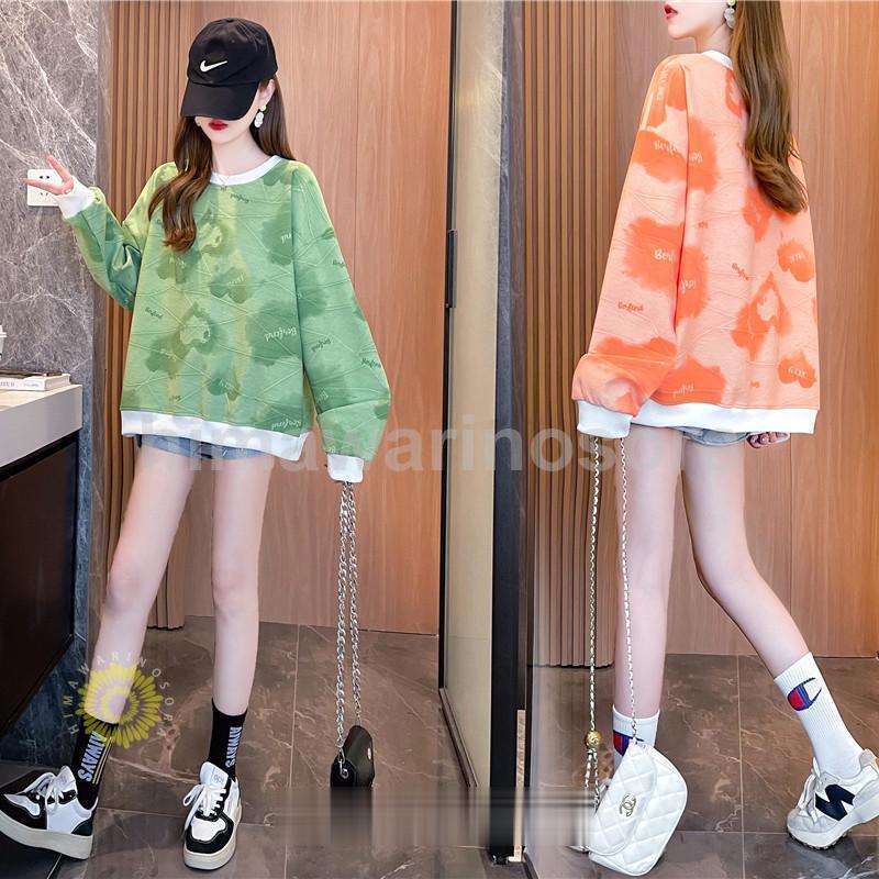 プルオーバー レディース トレーナー 長袖 トップス 秋 冬 体型カバー 50代 40代 30代 20代 ワイド ゆ..