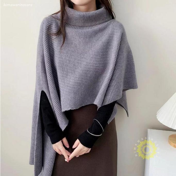 ニットセーターレディースケープマン...