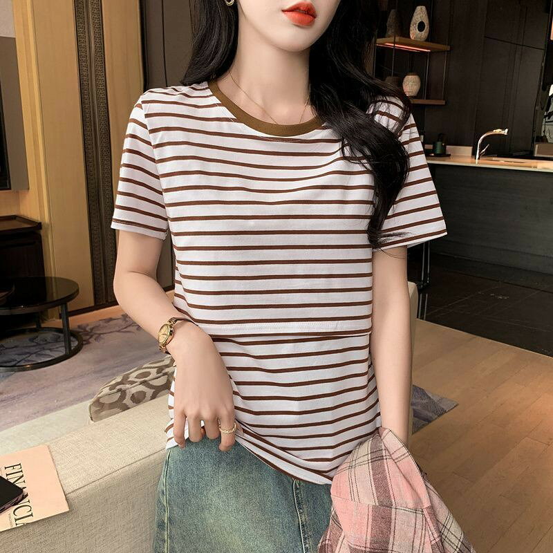 送料無料 授乳服 Tシャツ レディース 女性 婦人 授乳ウェア マタニティウェア 産後...