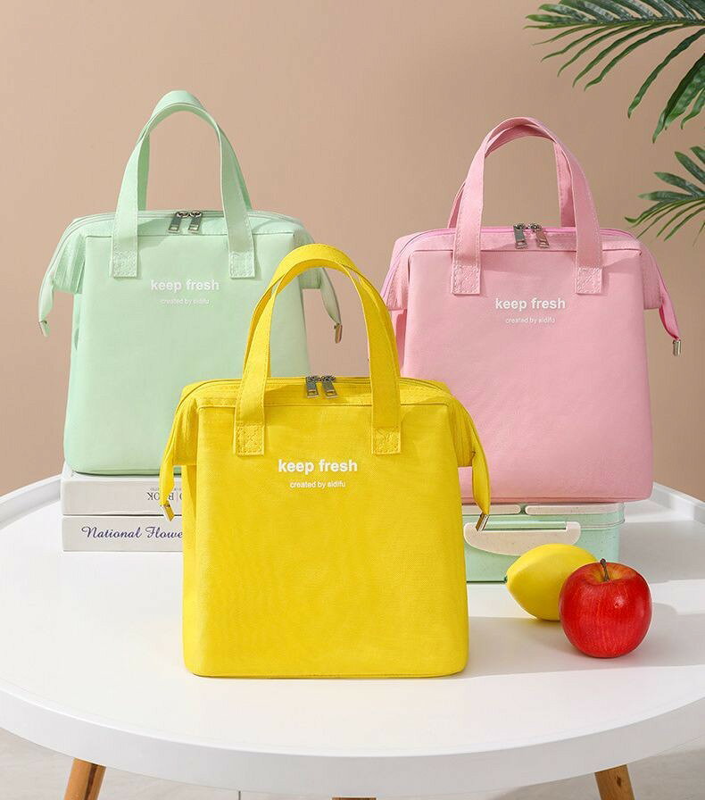 送料無料 ランチバッグ お弁当袋 保冷バッグ 保温 レディース メンズ 子供 ミニトートバッグ 手提げ 大容量 防水 防油 通勤 通学 遠足 pleasentday-10085597 Pleasantday 楽天市場店 サンプル画像3