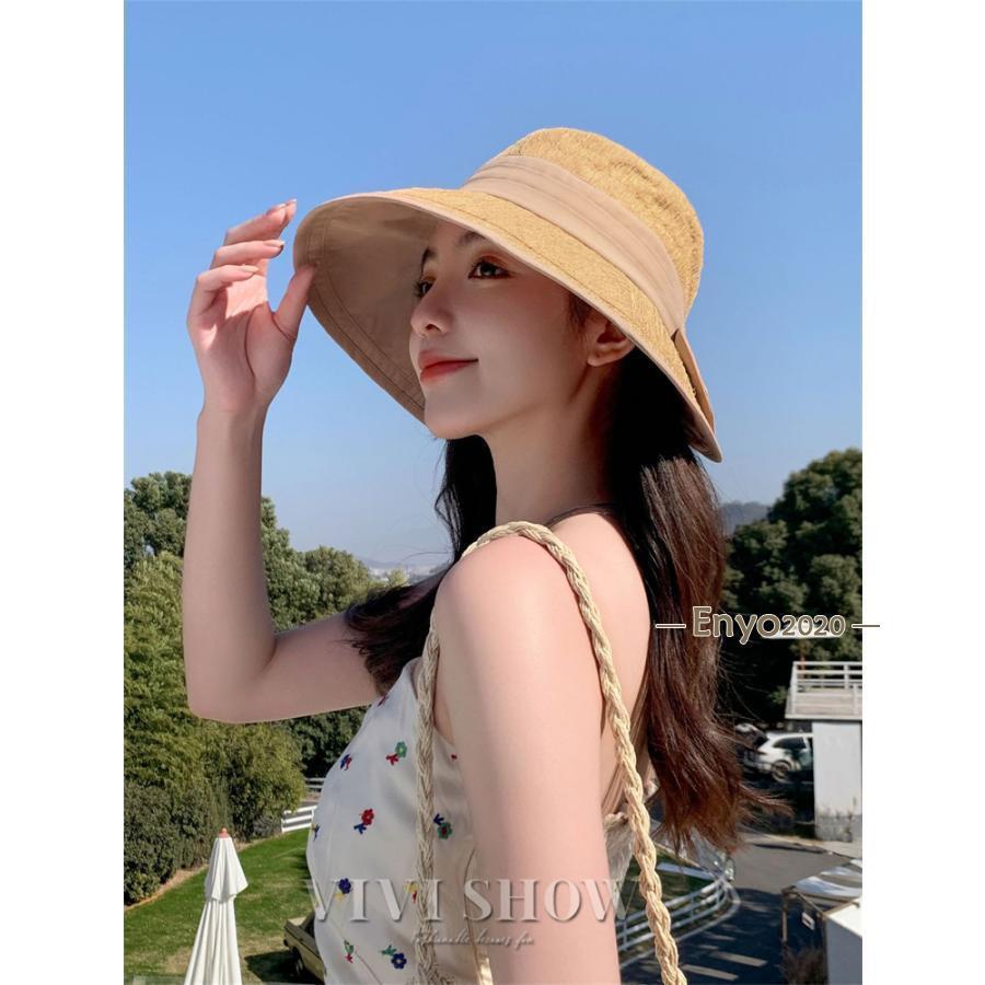 つば広ハット つば広帽子 女優帽 レディース 女性用 折りたためる UV対策 日よけ ハット UVカット帽子 つば広 旅行 母の日