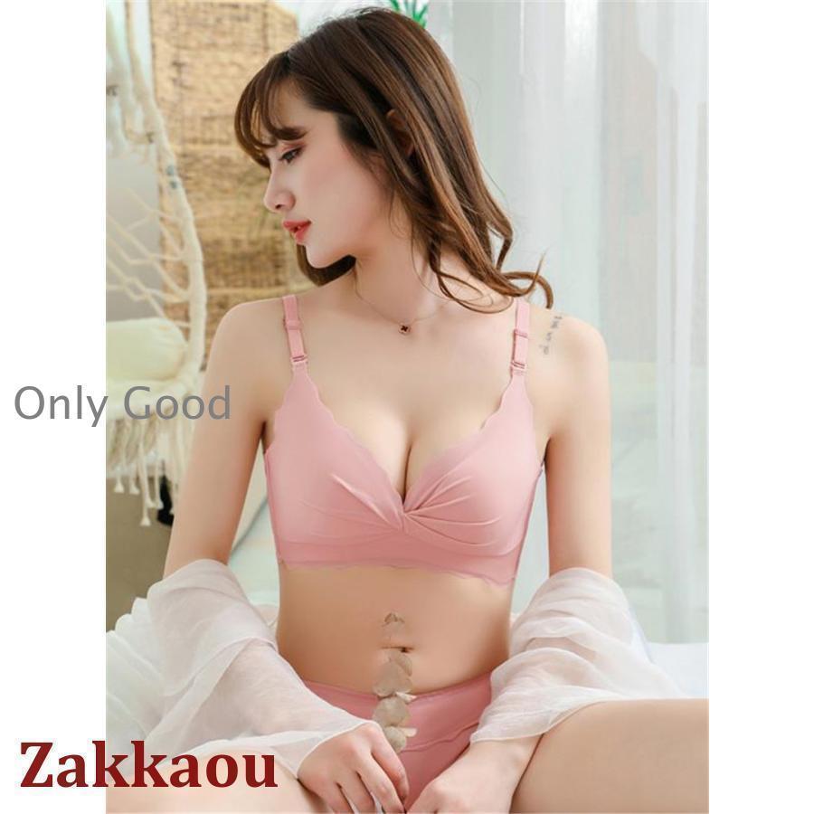 ブラジャー ショーツセット 下着女性 上下セット ブラショーツセット ノンワイヤーブラセット 下着レデイース ブラセット 脇肉補正 ランジェリー シームレス