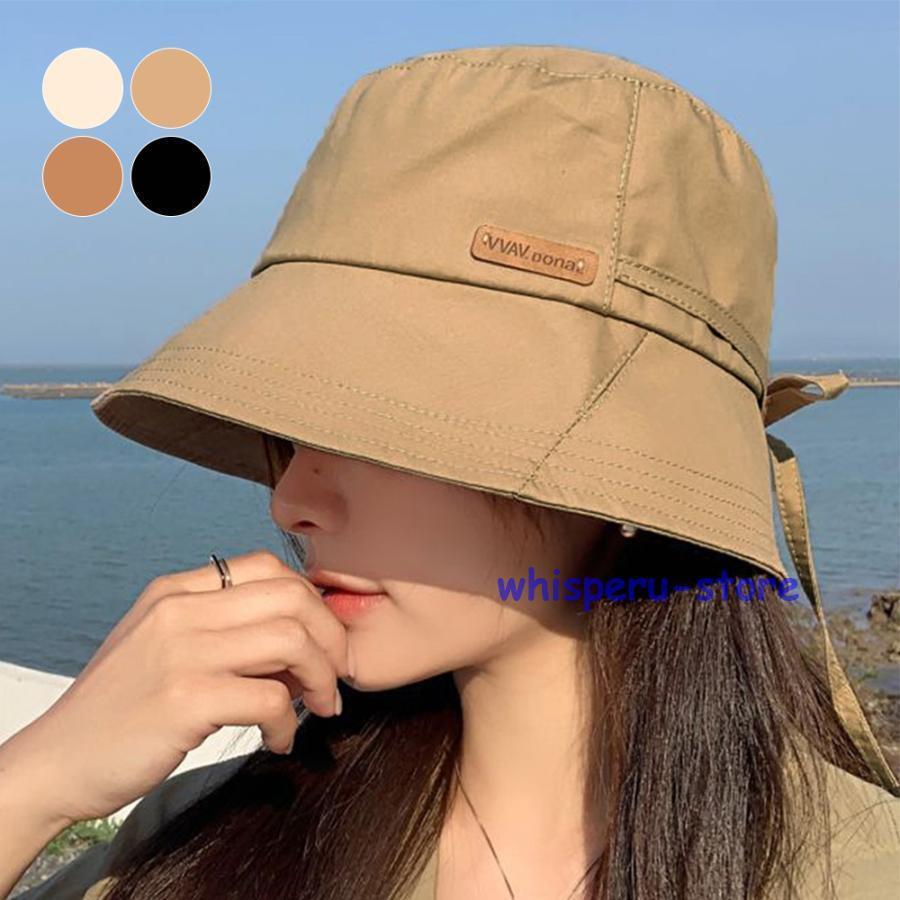 【期間限定10％OFF】バケットハット UV対策 つば広 小顔