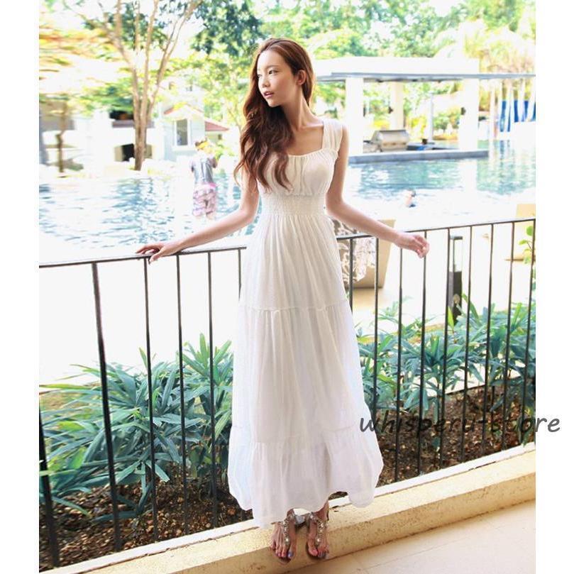 ワンピース 白ワンピース レディース リゾート 結婚式 リゾートワンピース リゾー...