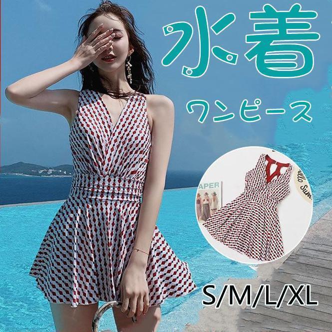 体型カバー 水着 レディース ワンピース ママ水着 中学生 高校生 体型カバー 学生 少女 夏 リゾート ビーチ プール ジム運動用 スイムウェア 30代 40代