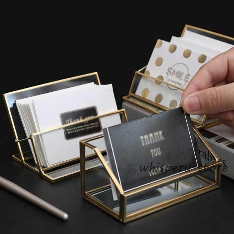名刺スタンド 名刺立て カード立て 名刺箱 オフィス 卓上収納 メンズ レディース ...