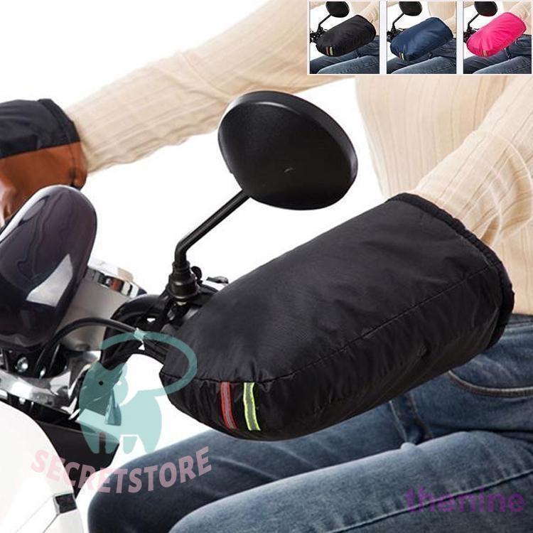 バイク用手袋 バイクハンドルカバー 防水防風 ハンドルウォーマー バイク防寒カバー 電動自転車防風カバー 自転車ハンドルカバー 電動バイクグローブ 保温