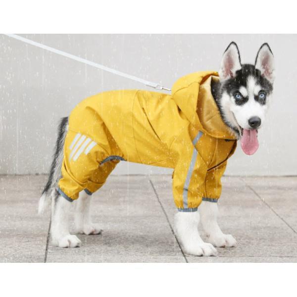 Boston Bags - 大型犬用レインコートレインコート 犬用 犬服 レトリバー犬 ゴールデン犬 雨具 犬用 防水服 防雨犬の服 大型犬 レインカバー 雨着 ドッグウェア
