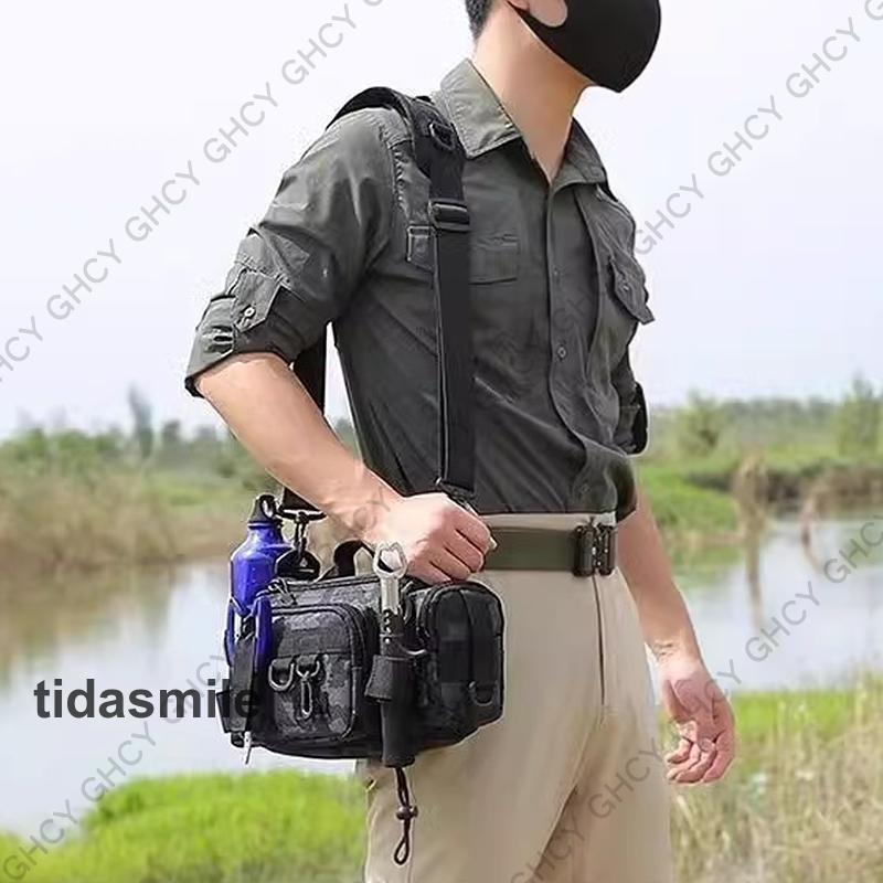 釣り バッグ フィッシングバッグ 釣りバック 大容量 防水 釣り道具収納 3WAY 多機能バッグ ショルダー ウエスト 釣り愛好家 工具収納 おすすめ ロッドベルト