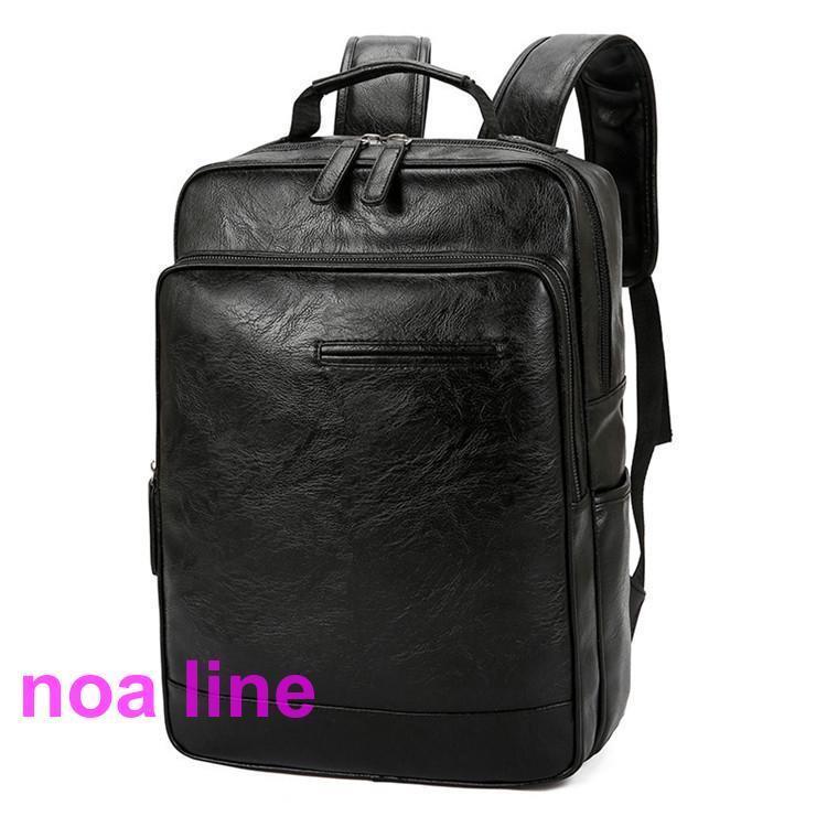 リュック　メンズ　リュックサック 革　デイパック　ビジネス　バックパック　レザー　通勤通学　旅行　出張　自転車鞄　カバン　男女兼用(4)