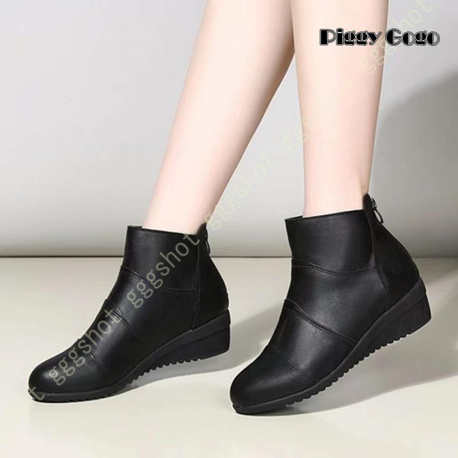 ショートブーツ レディース 秋冬ブーティ ブーツ インヒール 歩きやすい 厚底 幅広 疲れない 旅行 痛くならない 厚底ブーツ 靴 かわいい おしゃれ 袴ブーツ