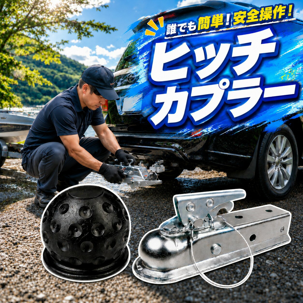楽天市場】ヒッチメンバー カプラー（パーツ｜車用品）：車用品