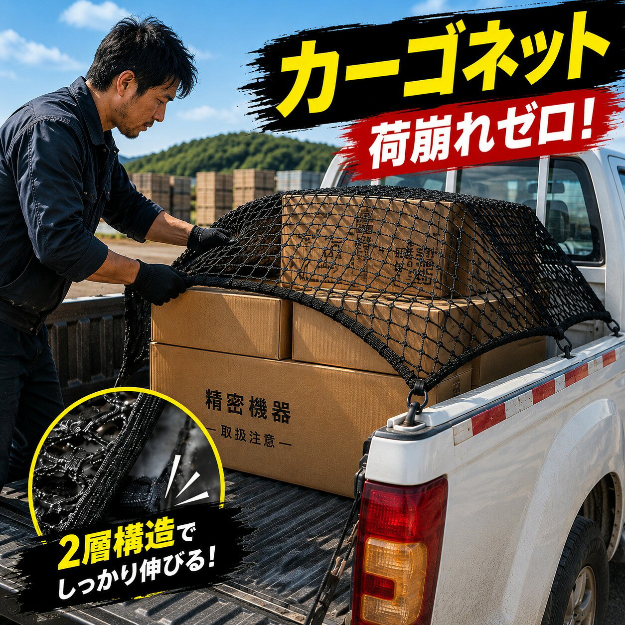 楽天市場】トラック 荷台 ネットの通販