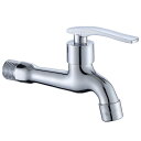 【送料無料】PLEAVIT 単水栓 蛇口 シングルレバー 壁付 蛇口 横水栓 洗面台 浴室 屋外 庭 水道 手洗い 亜鉛合金 洗面用 トイレ 手洗い 単水栓 立...