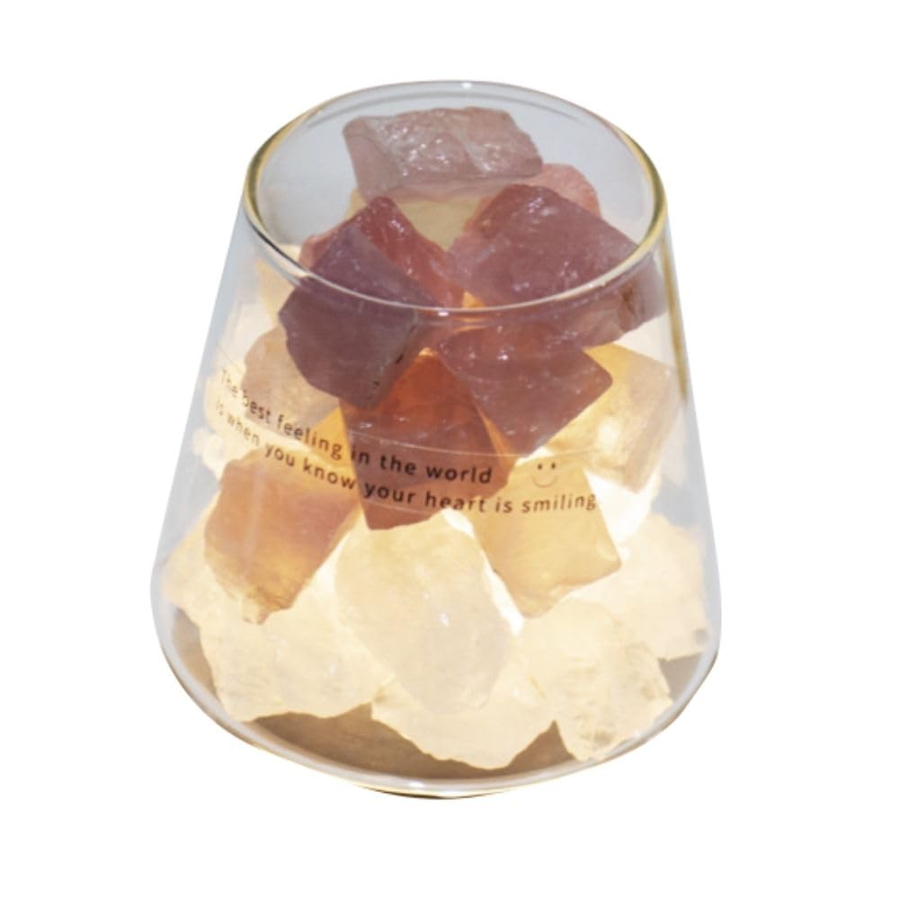 【送料無料】PLEAVIT アロマランプ アロマライト ストーンディフューザー 天然石 クリスタル usb コード式 照明 パープル おしゃれ かわいい アロマ...