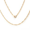 18金 ネックレス スクリューチェーン メンズ ネックレス チェーンのみ 18k チェーン スクリュー 中空 メンズネックレス 40cm 45cm 50cm ネ...