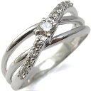4月誕生石ダイヤモンドを使用したシンプルデザインの18金製リングです。 クリスマスプレゼントや誕生日プレゼント、 婚約指輪（エンゲージリング）などにお勧め商品です。 ※こちらの商品は【18金カラー3色の中から】お選び頂けます。 本体素材:K...