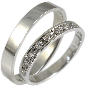 ペアリング カップル 2個セット マリッジリング K18 指輪