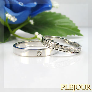 ペアリング カップル 2個セット プラチナ マリッジリング pt900 指輪