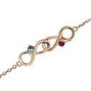 ブルートパーズ アンクレット インフィニティ 無限 レディースブレスレット 10金 プレゼント 母の日 2023