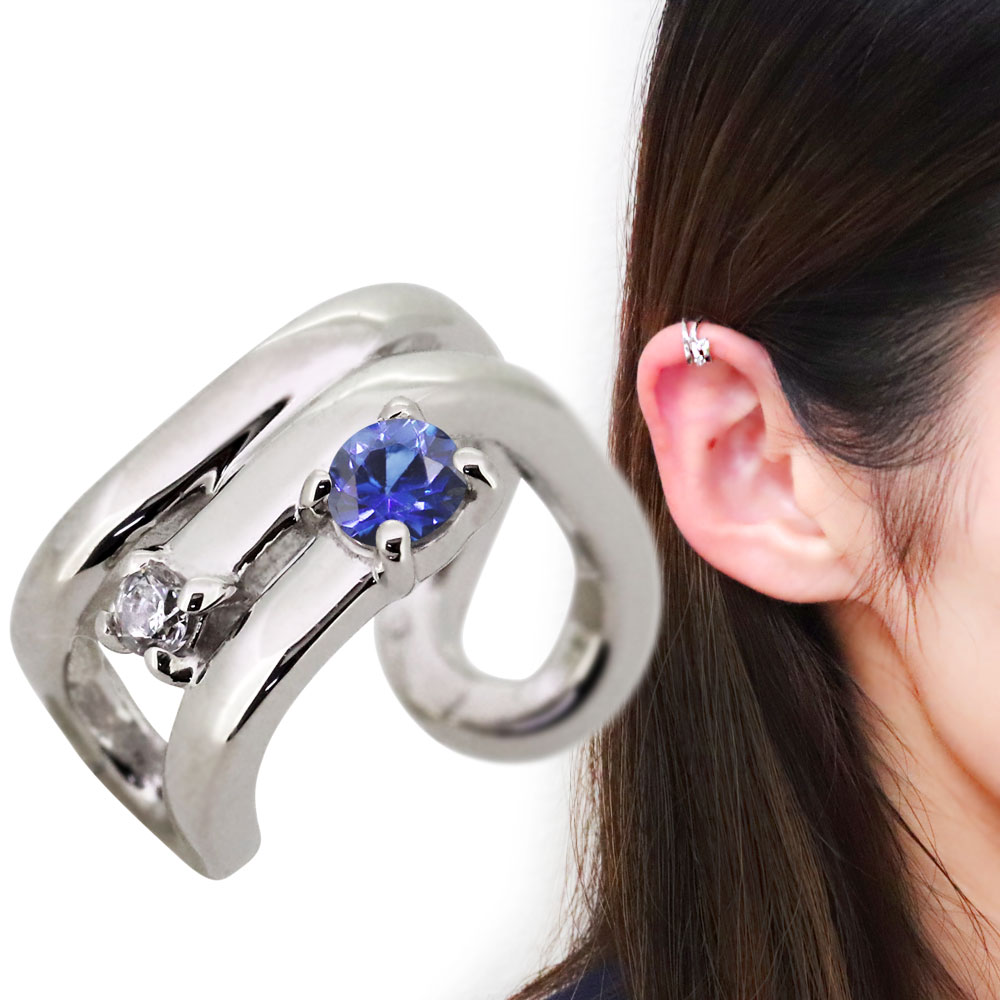 イヤーカフシルバーレディース片耳誕...