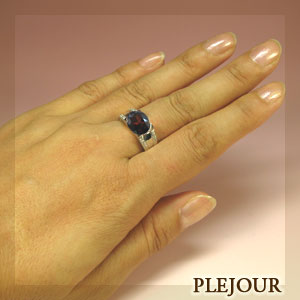 k18ゴールド・ガーネットリング・ダイヤモンド・指輪 plejour-10003357 PLEJOUR 誕生石ジュエリー専門店 サンプル画像2