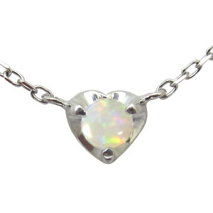 ハートネックレス・一粒・10金・オ...