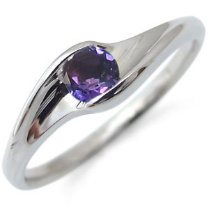アメジスト・リング・10金・指輪・...