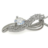 【送料無料】ロイヤルブルームーンストーンネックレス結婚記念日メモリアルペンダントK18【RCP】10P06Aug16