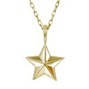 18金 ネックレス メンズ 18k ゴールド 細い 18金 K18 星 スター ペンダント シンプル 星モチーフ ユニセックス 男性 女性 プレゼント おそろい