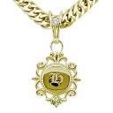 ネックレス メンズ 18金 18k イニシャル ダイヤモンド 喜平 ペンダント 父の日 2024