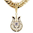 ダイヤモンド ネックレス 0.5ct メンズ 18k ゴールド ペンダント 馬蹄 男性 鑑定書 VVSクラス 父の日 2024