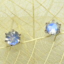 ロイヤルブルームーン・18金・ピアス・キャッチ付