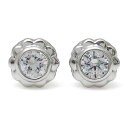 フラワー・ピアス・花・K10・ダイヤモンド・ピアス(4)