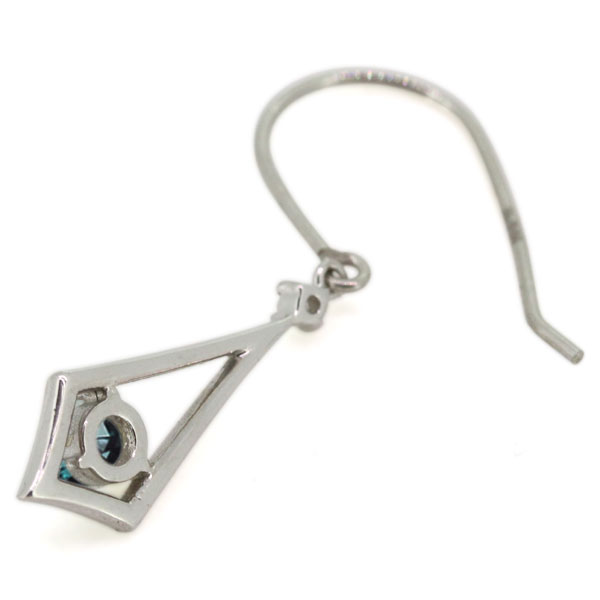 レディースピアス アレキサンドライト シンプル フックピアス プラチナ クリスマス プレゼント