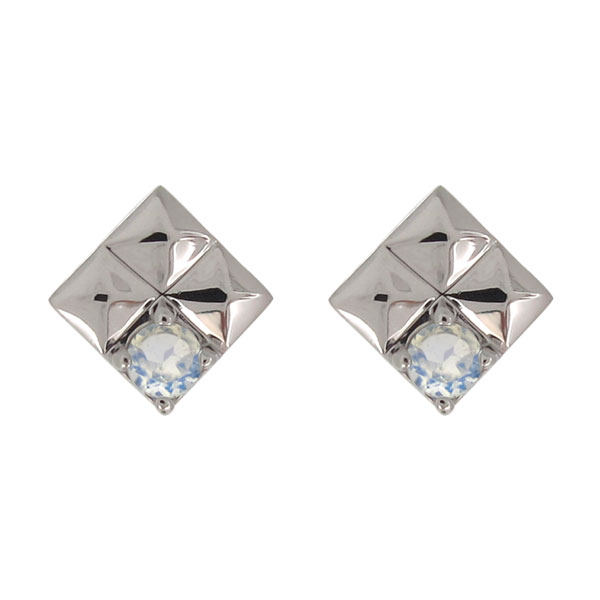 ピアスシルバーメンズ6月誕生石ロイ...